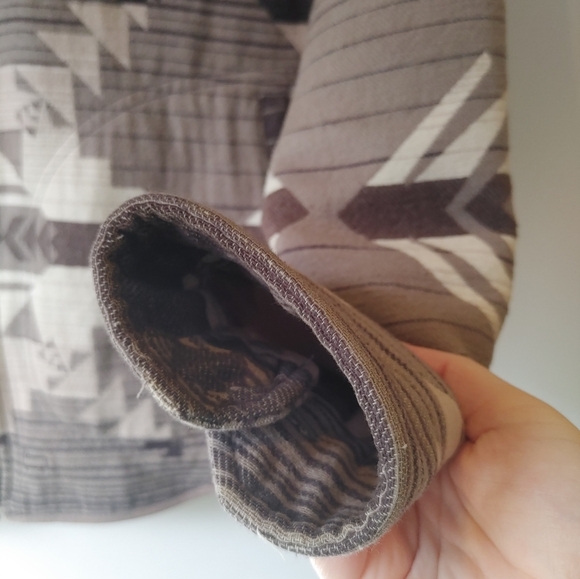 Woolrich Aztec Cotton Zip Shacket Size Small - Picture 6 of 16